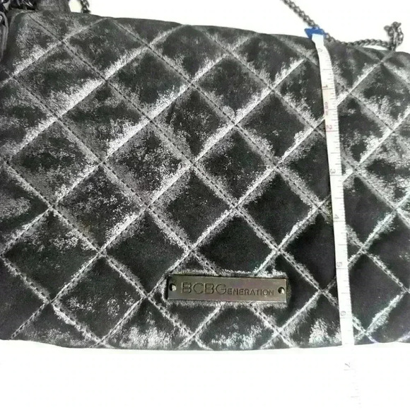 BCBGeneration by Max Azria Metallic Chain Cross Body Purse - Picture 2 of 12